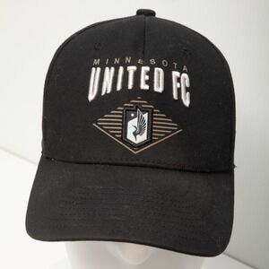 Minnesota United FC Cap Hat Adult Black Snapback MItchell & Ness OSFA Soccer MLS